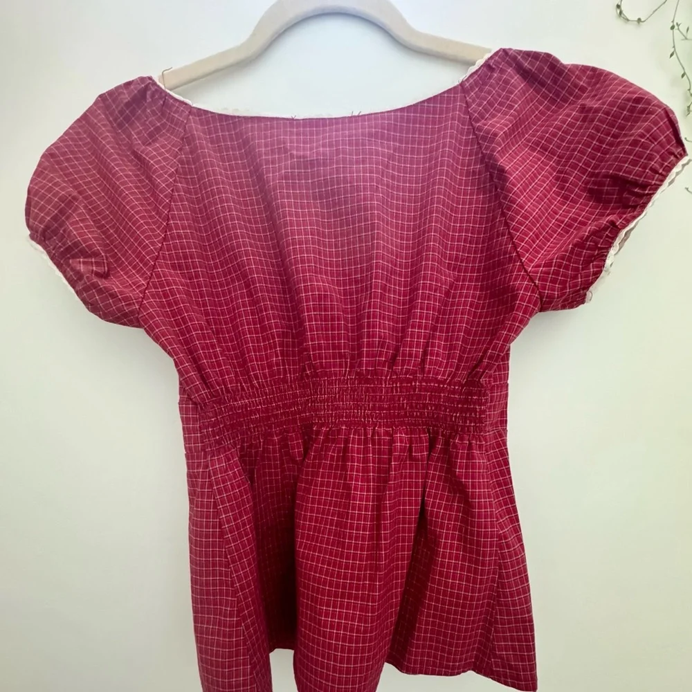 Brandy Melville Blair Plaid Top - Picture 4 of 7